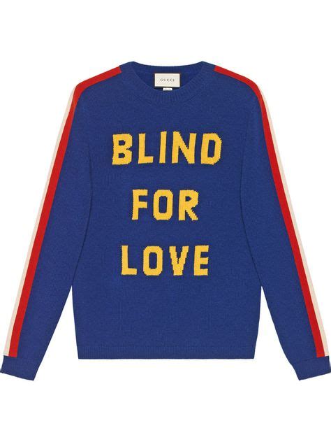 maglione blind for love gucci